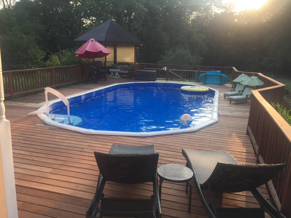 Lomart 18'x39' Oval Sunset Cove Vortex 48